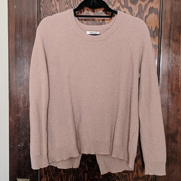Mauve Madewell split back sweater - Picture 2 of 4